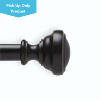 Noble 1" Curtain Rod - Matte Black