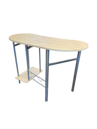 Office Desk With Metal Frame &  Lower Shelf