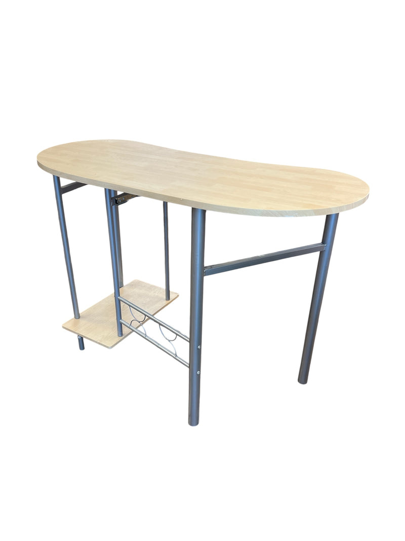 Office Desk With Metal Frame &  Lower Shelf