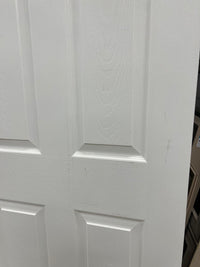 30"x 80" White Hollow Core Panelled Door