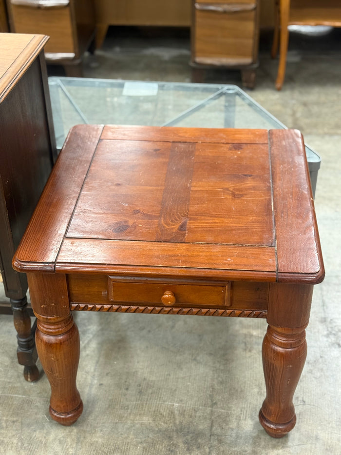 Square Mahogany Wooden Coffee Table