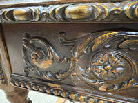 Antique Hand-painted Humidor Cabinet