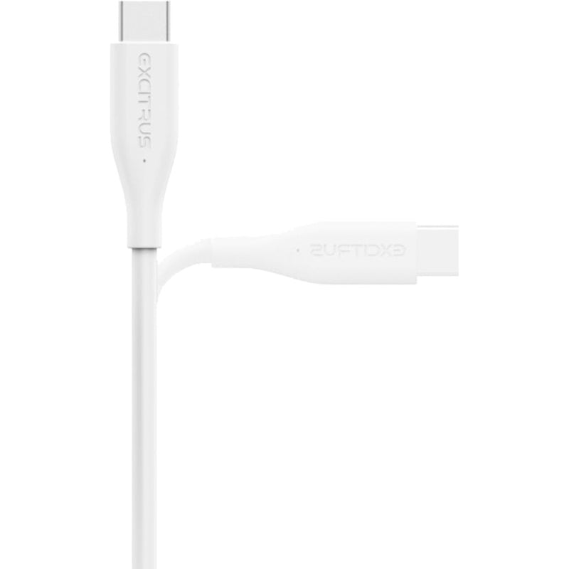 Excitrus Premium USB C to USB C cable in White