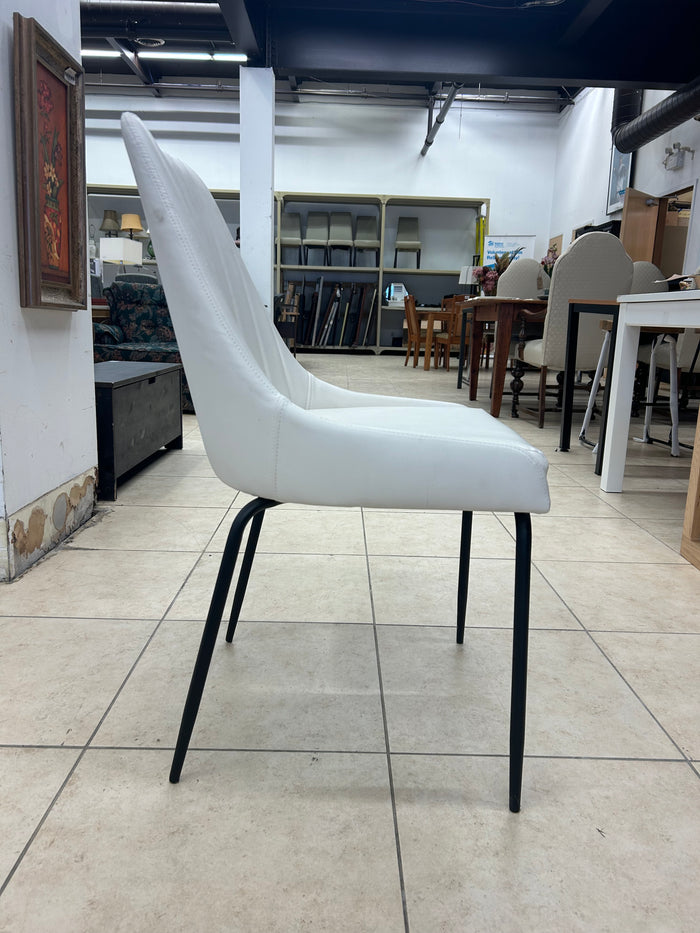 Alitia White Accent Chair