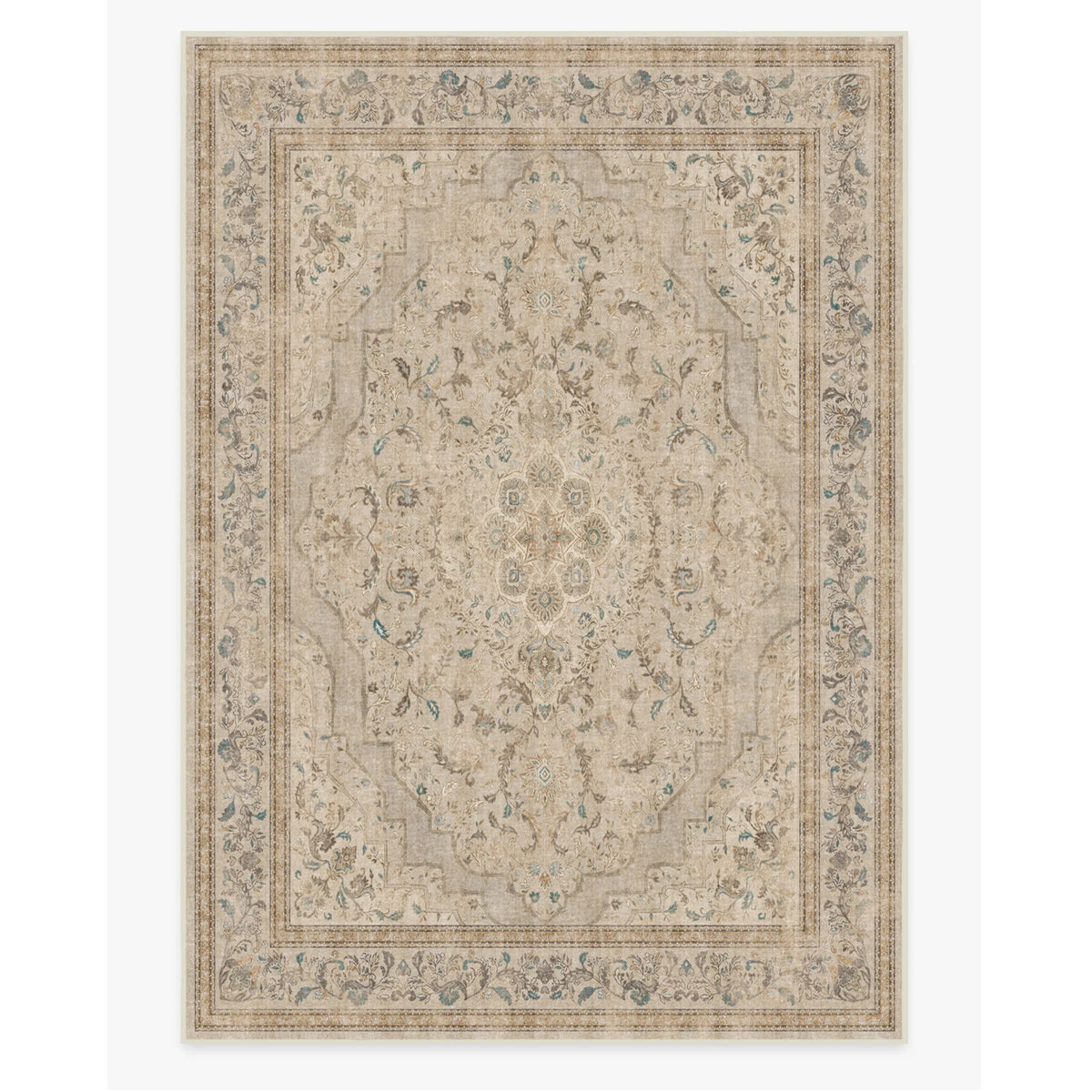 8x10-ft Adeline Tufted Rug in Ivory Opal