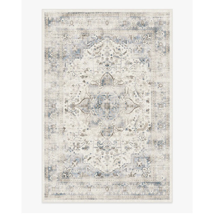 10x14-ft Sarah Tufted Rug in Blue Quartz