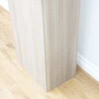 10x62x15-inch Matte Walnut Linen Tower Cabinet