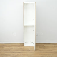 10x62x15-inch Matte Walnut Linen Tower Cabinet
