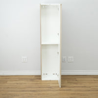 10x62x15-inch Matte Walnut Linen Tower Cabinet