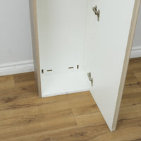 10x62x15-inch Matte Walnut Linen Tower Cabinet