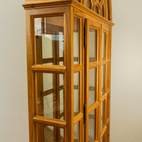 70-inch Arched Top Glass Paned 2-Door Display Cabinet