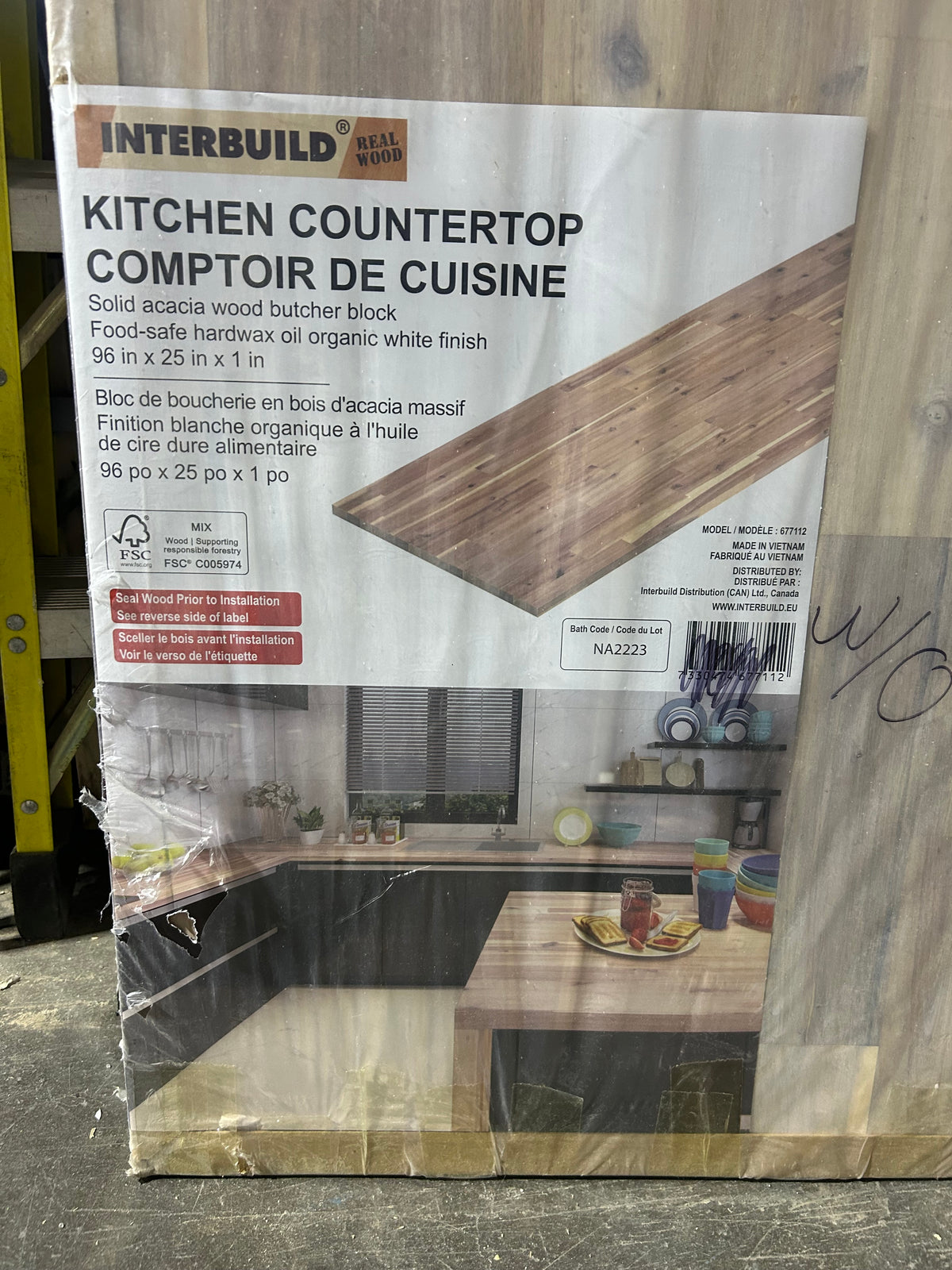 INTERBUILD Acacia FJ Countertop