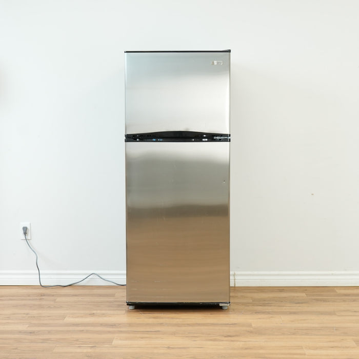 Vissani 11.5 cu. ft. Top Freezer Refrigerator in Stainless Steel