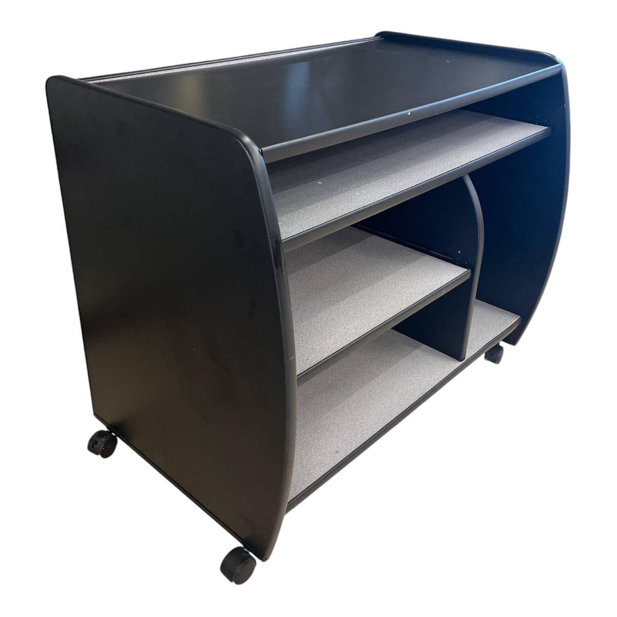 Black Rolling Desk