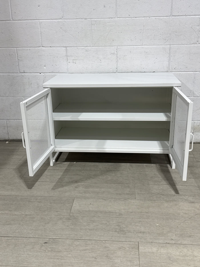 White Metal Cabinet