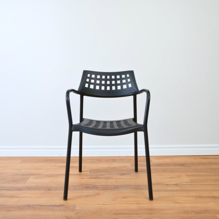 Plastic Black Café Chair