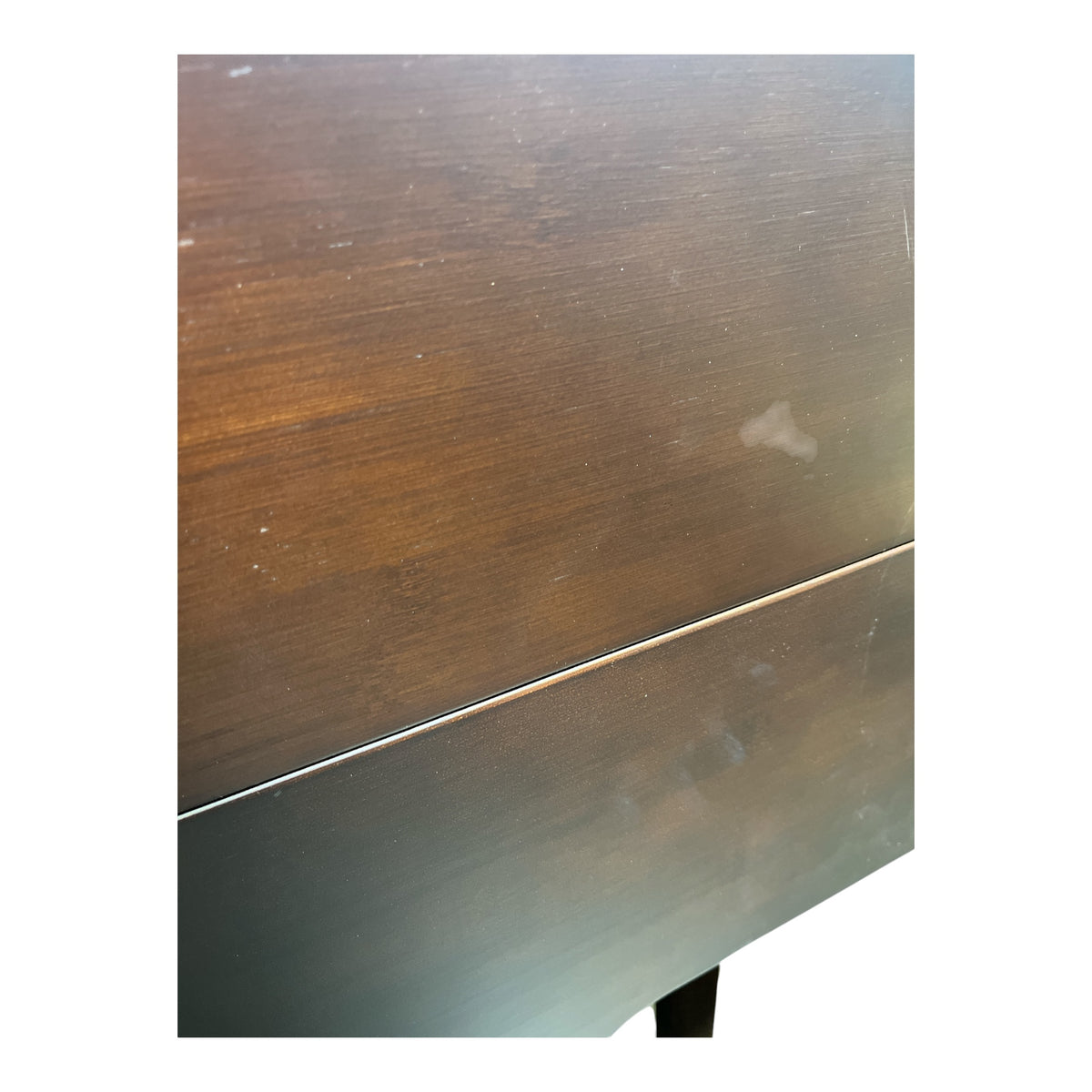Dark Wood Twin Bed