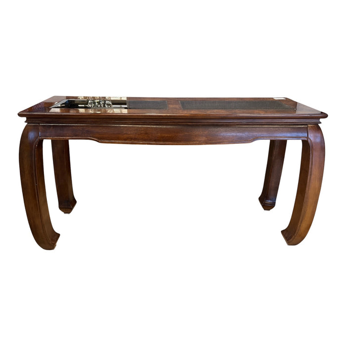 Burled Wood Sofa Table