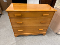 40 In. Wide Vintage 3-Drawer Dresser