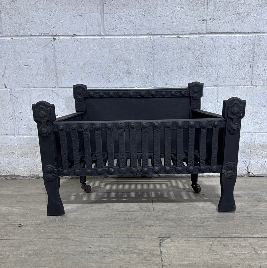 Wrought Iron Fireplace Crate