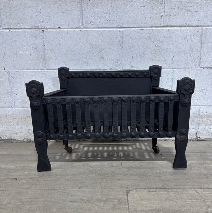Wrought Iron Fireplace Crate