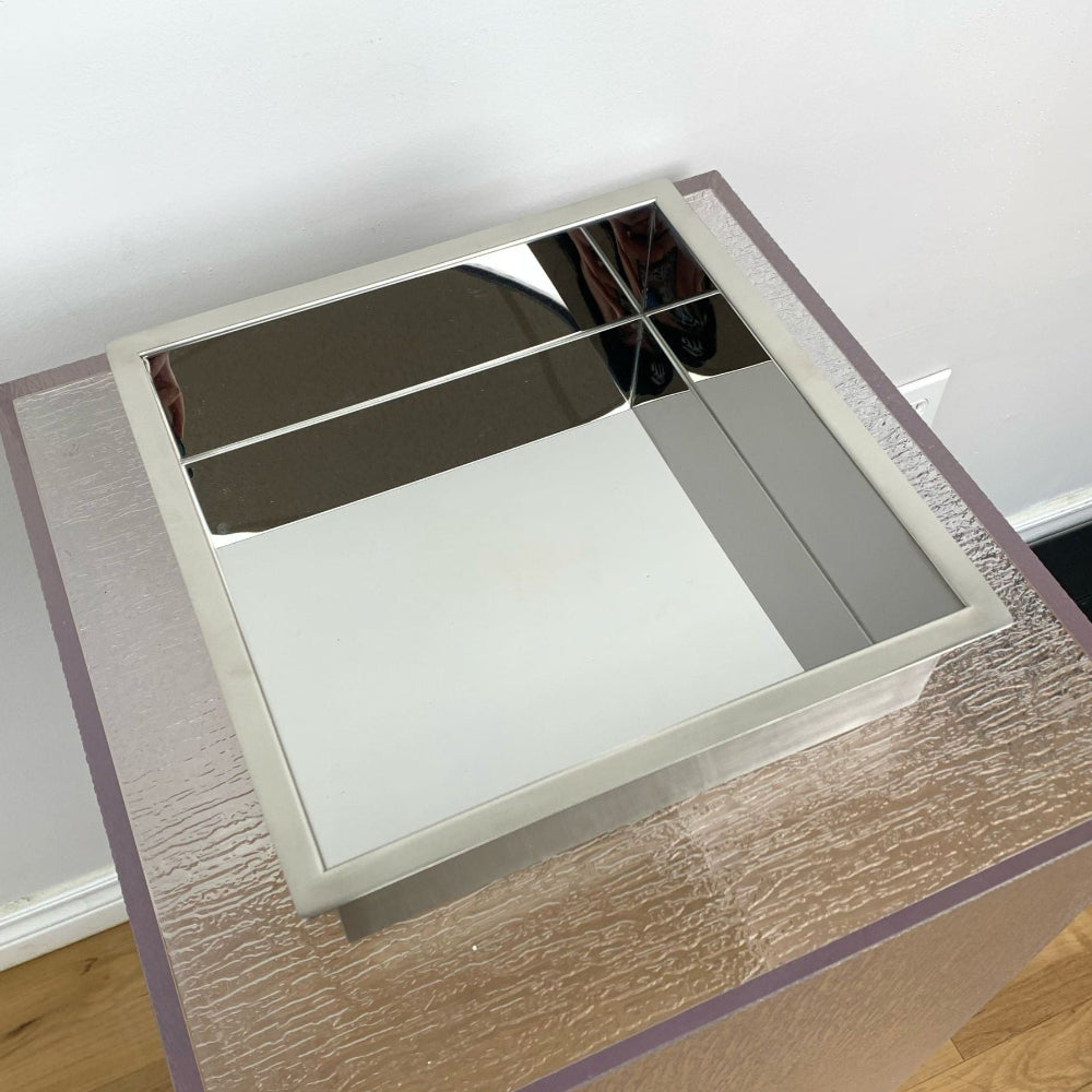 12-inch Square Recessed Shower Niche in Polished Chrome MH8088PC