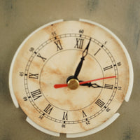 6-inch W Vintage Decorative Mantel Clock