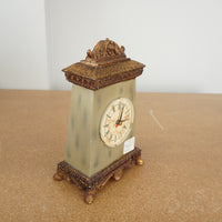 6-inch W Vintage Decorative Mantel Clock