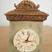 6-inch W Vintage Decorative Mantel Clock