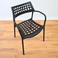 Plastic Black Café Chair