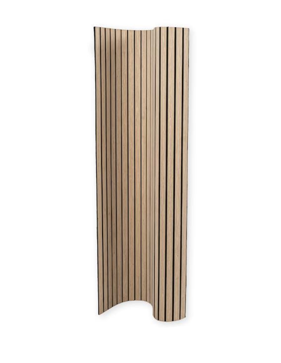 Modern Slat Blonde Flexible Acoustic Wall Panel