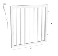 Peak RailBlazers Picket Gate (White)