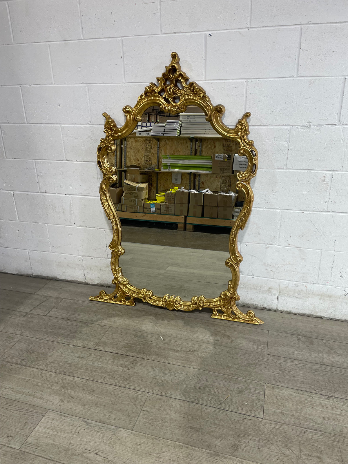 Wall Mirror in Gold