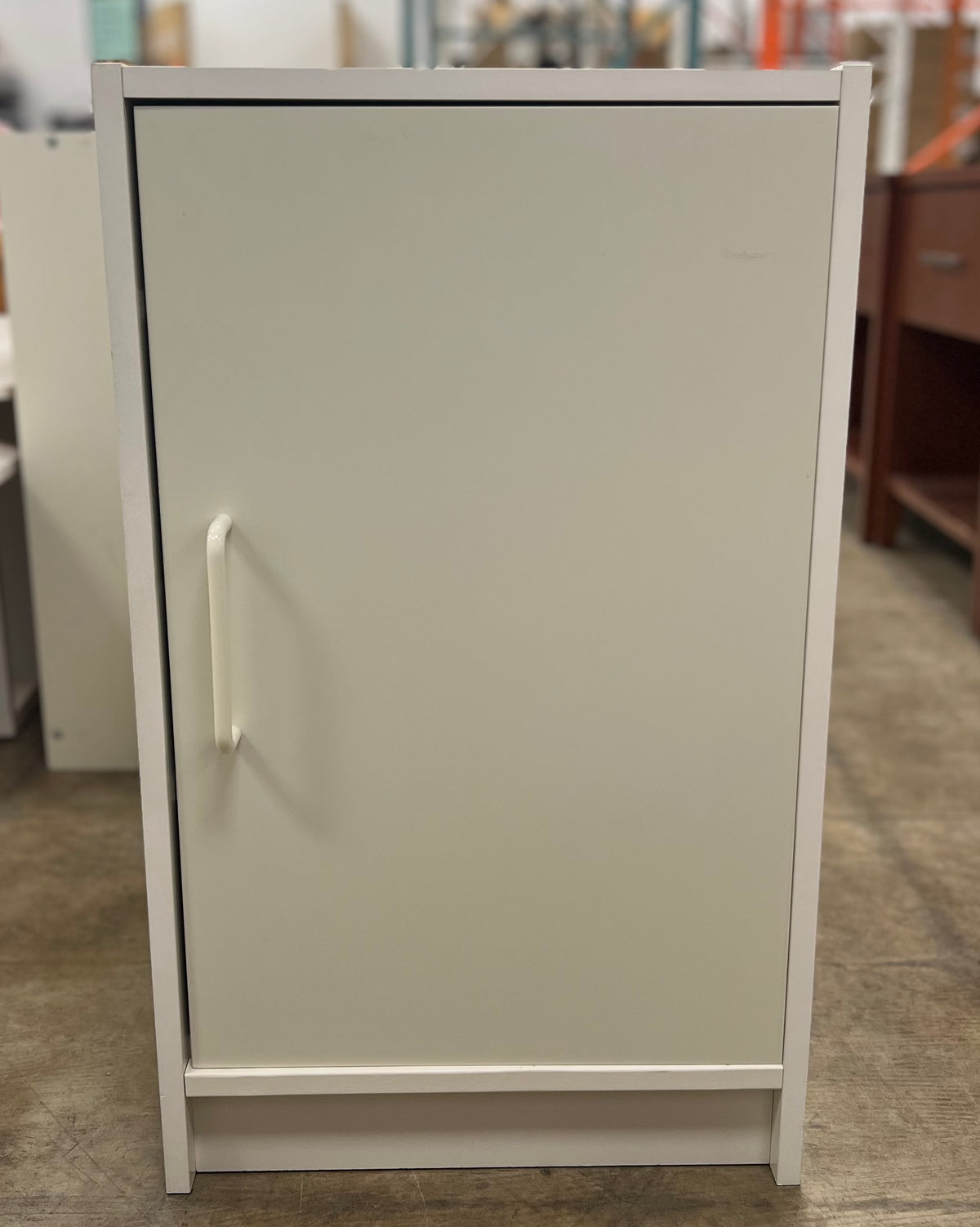 Small White Storage Cabinet