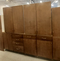 16 Cabinet Kitchen Set in Brown