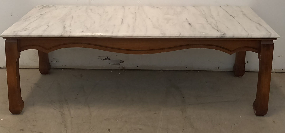 Coffee Table with Marble Top