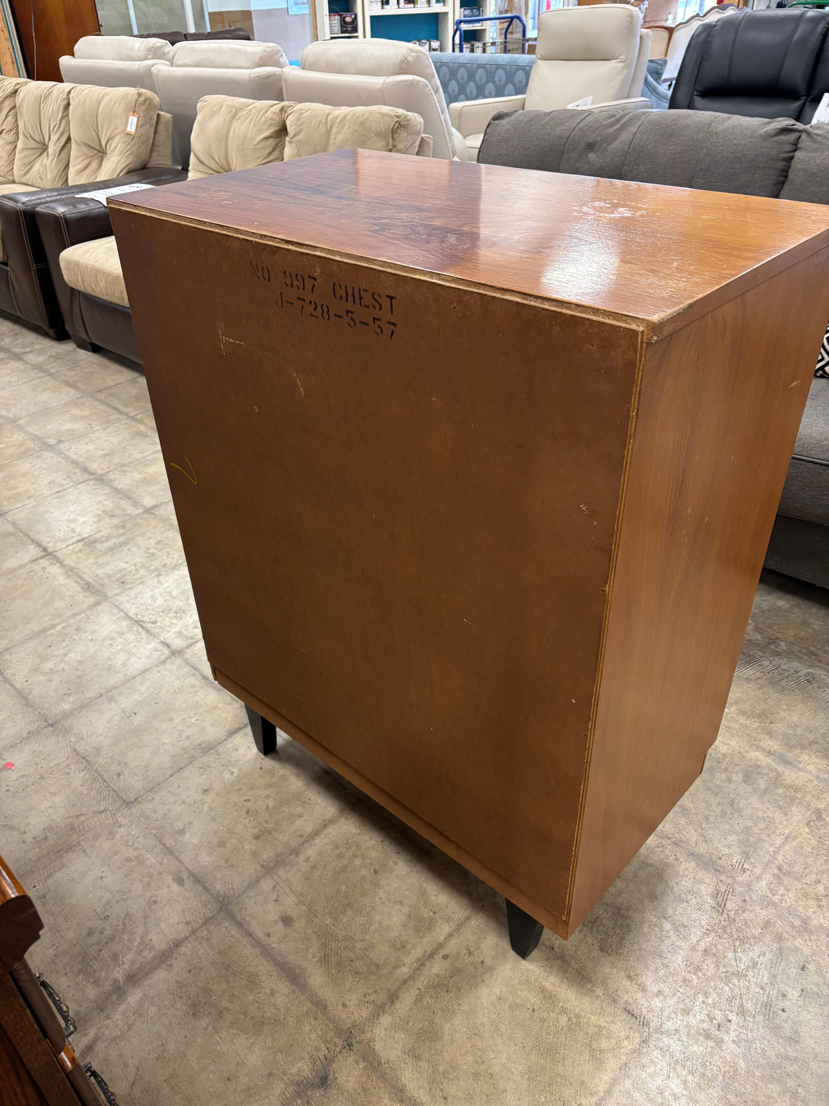 Mid-Century Wooden Chest of Drawers