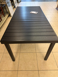 Outsunny Flex Black Outdoor Patio Diner Table