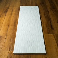 12" X 36" Azulev Matte White Ceramic Tile