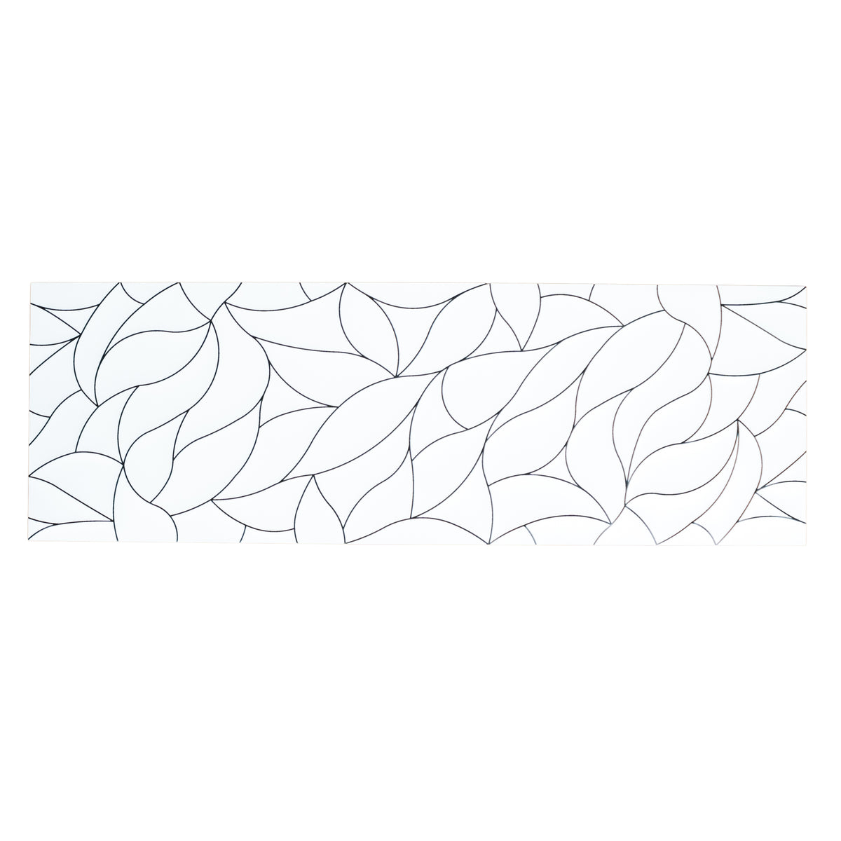 12" x 36" Brooklyn Ceramic White Wall Tiles