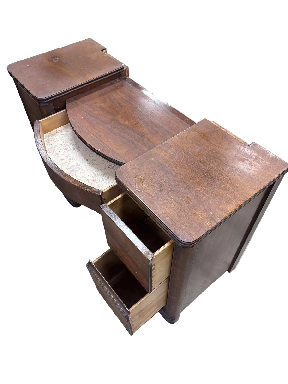 Antique Art Deco Waterfall Vanity Set