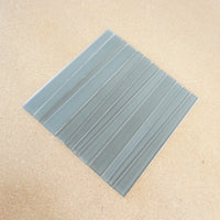 12x12-inch Glass Mosaic Tiles in Dark Taupe 13.6 sq. ft. (14pcs)