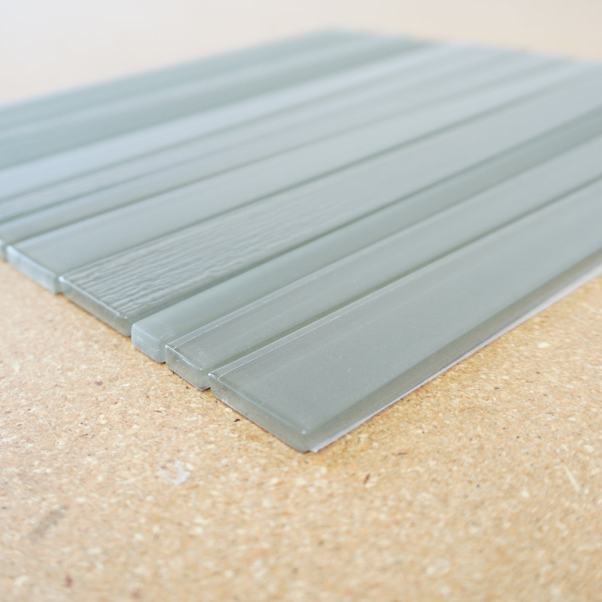 12x12-inch Glass Mosaic Tiles in Dark Taupe 13.6 sq. ft. (14pcs)