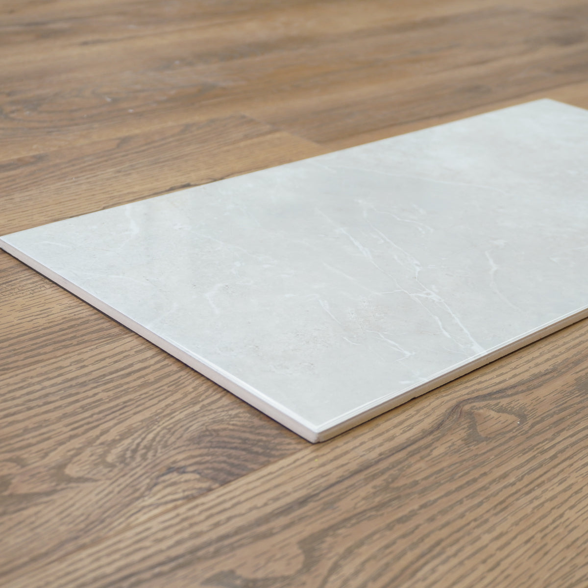 12x24-inch Ceramic Tiles in Glossy White - 15.54 sq. ft. (8 pcs)