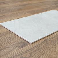 12x24-inch Ceramic Tiles in Glossy White - 15.54 sq. ft. (8 pcs)