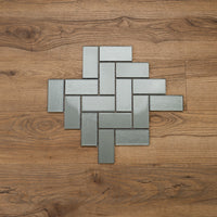 13 1/4"x 15" Mosaic Grey Tiles - 7.75 sq.ft.