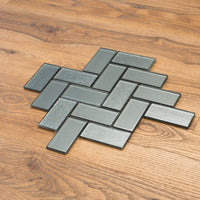 13 1/4"x 15" Mosaic Grey Tiles - 7.75 sq.ft.