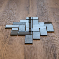 13 1/4"x 15" Mosaic Light Brown Tiles - 7.75 sq.ft.