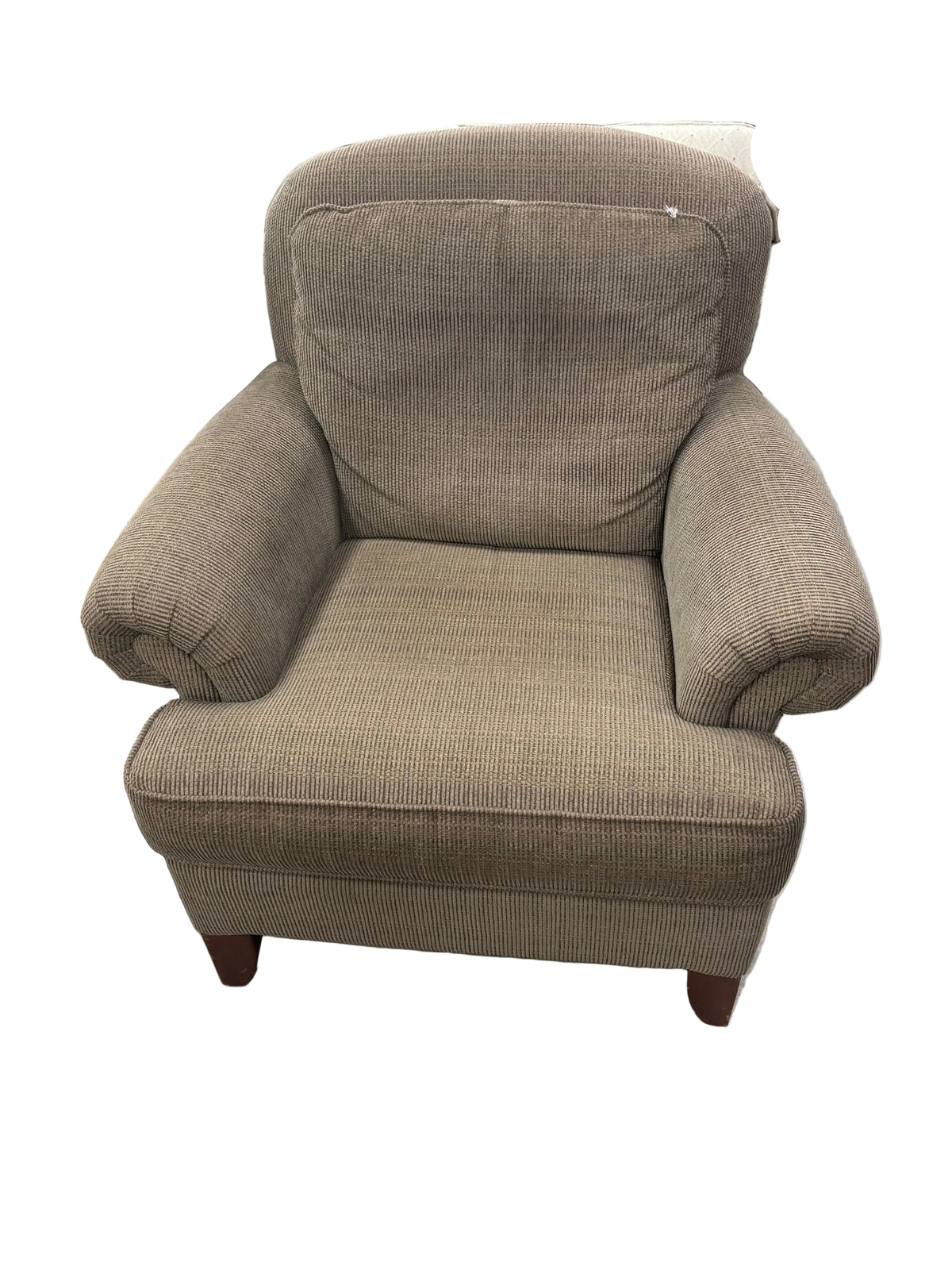 Brown Chenille Accent Chair