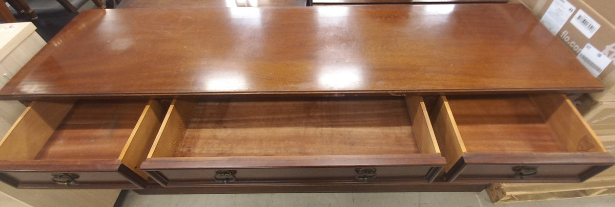 Henredon Dark Brown Wood Sideboard